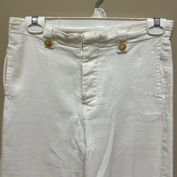 White wide leg capris - Picture 2 of 5